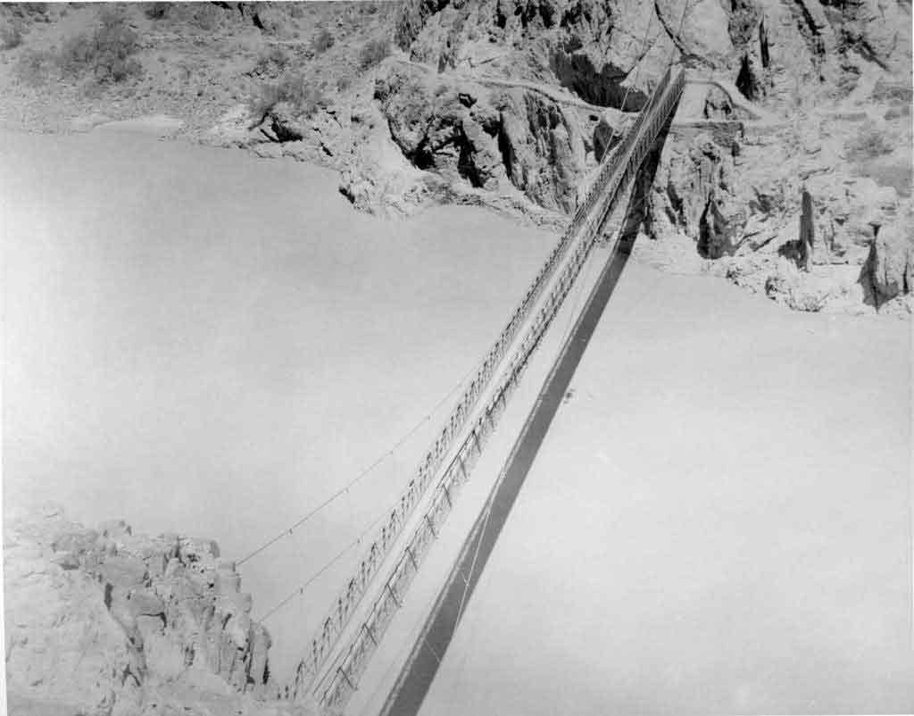 Black Suspension Bridge Grand Canyon