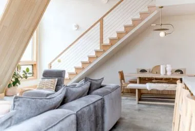 Cozy Modern Living Room in Bethel, Maine