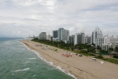 People on Miami Beach, United States